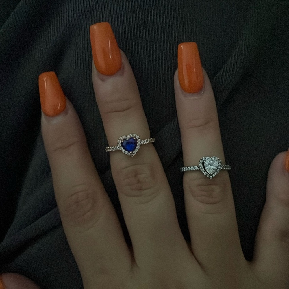 Pandora heart rings.